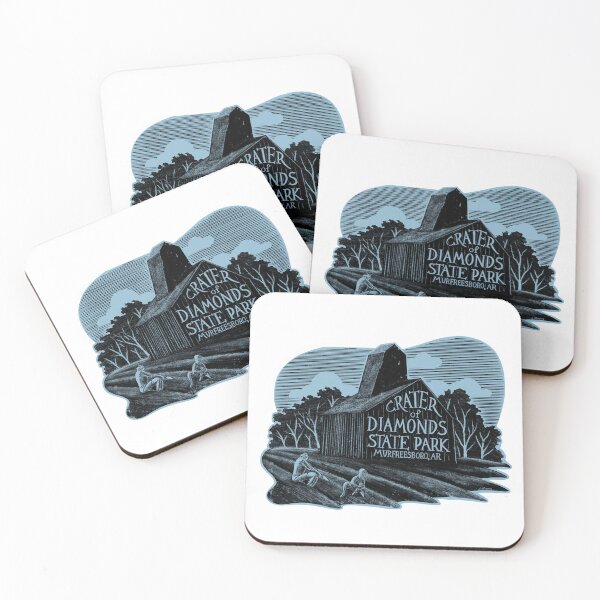 Item preview, Copy of Crater of Diamonds State Park Label designed and sold by John Morris Illustration.