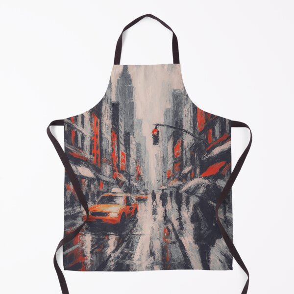 Item preview, Rainy Streets of New York designed and sold by Drawings Project.