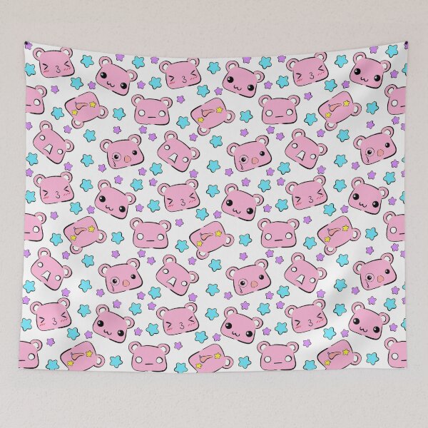 Item preview, Pink Bear Pattern designed and sold by FaultyOverlord.