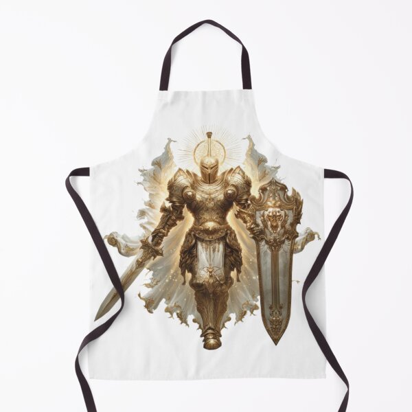 Item preview, Paladin of Light in Glowing Armor designed and sold by AlexLineArt.