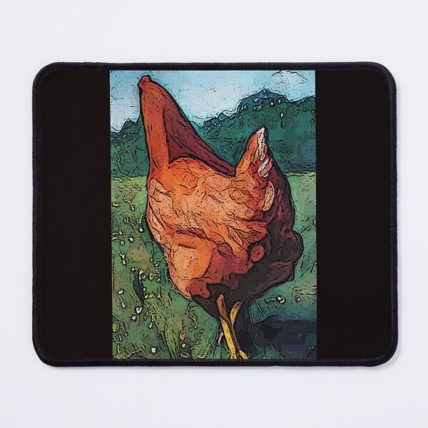 Item preview, Little RED HEN, Chicken Walking, Farm Animal Illustration designed and sold by JoyfulWhimsy.