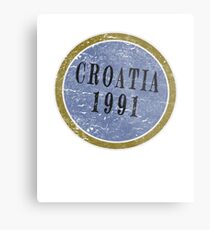 Vintage Croatia Independence day Metal Print