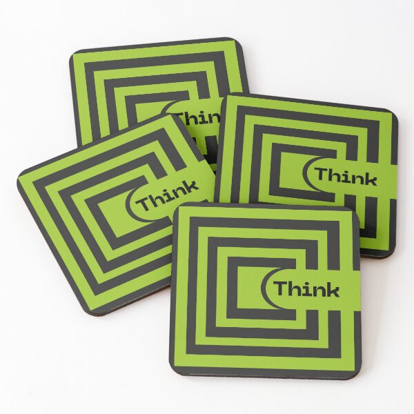 Item preview, Think – Minimalist Style. Green and black. designed and sold by Pororo23.