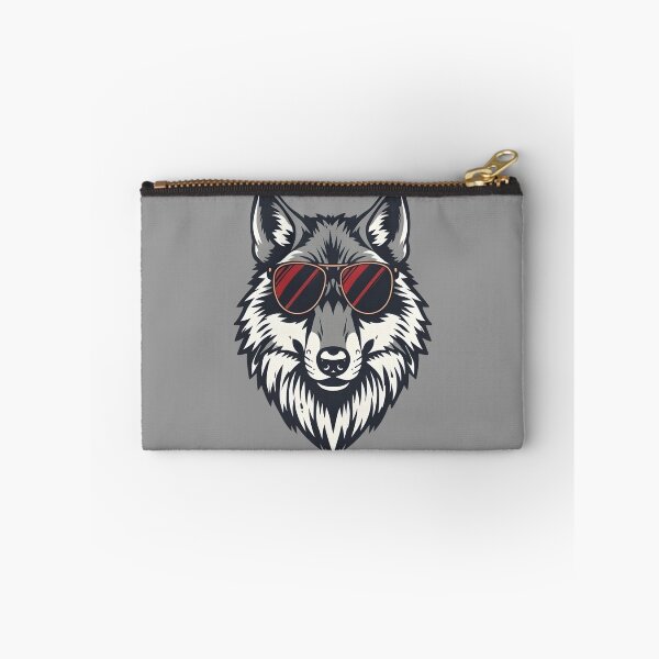 Item preview, Vintage Wolf with Sunglasses Wilderness Vibes  designed and sold by 95kinimoD.