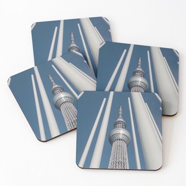 Item preview, Tokyo Skytree with Blue Sky and White Poles designed and sold by Jordan McChesney.