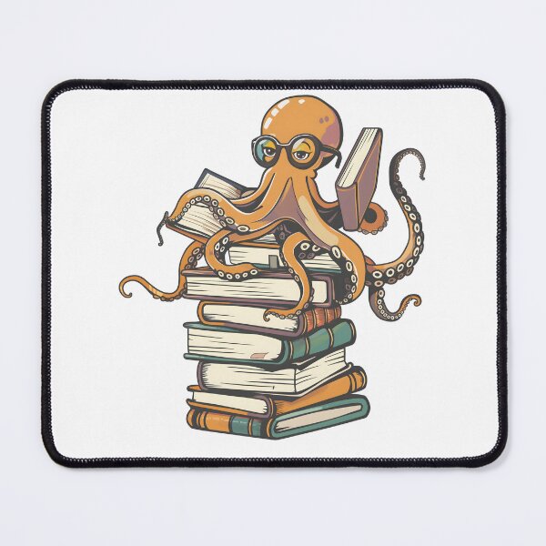 Item preview, Octopus Reading Books | Book Lover Gift designed and sold by xiao xuans.