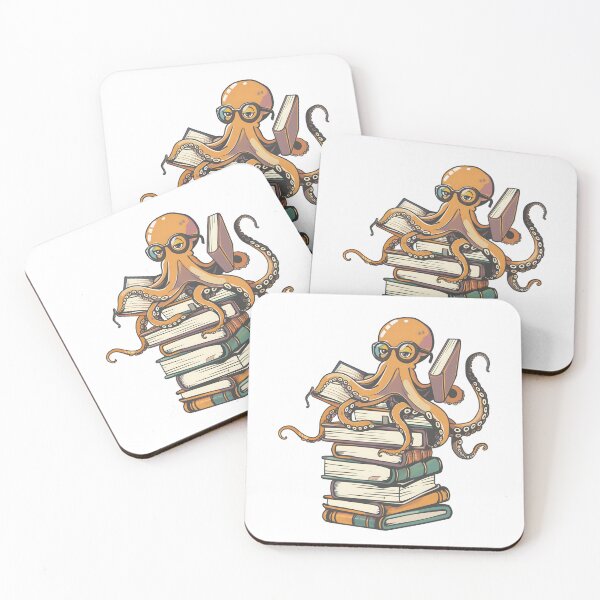 Item preview, Octopus Reading Books | Book Lover Gift designed and sold by xiao xuans.