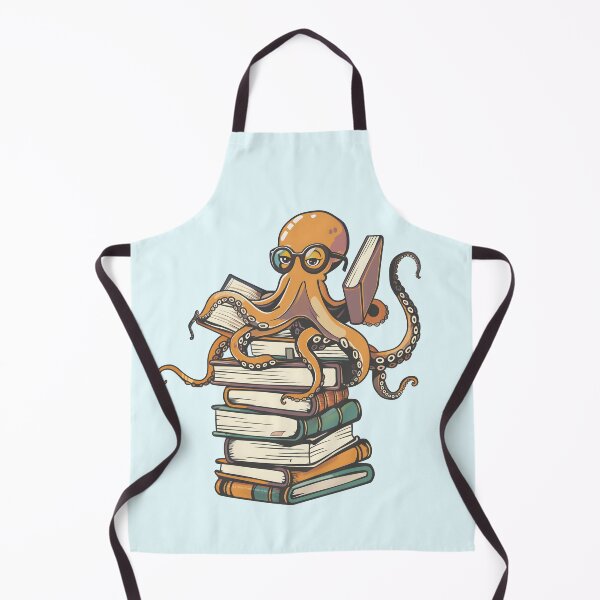 Item preview, Octopus Reading Books | Book Lover Gift designed and sold by xiao xuans.