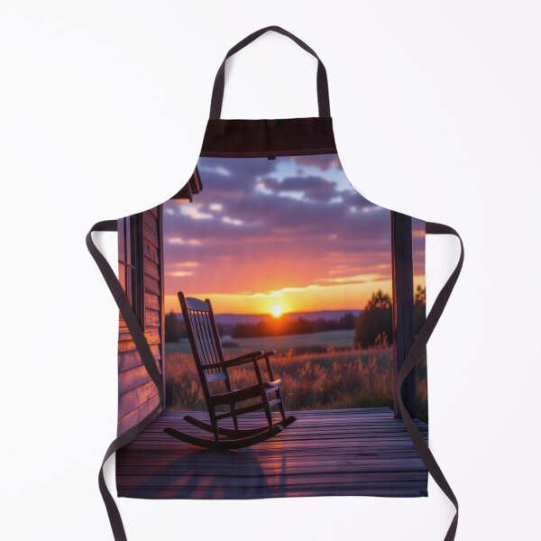 Item preview, Floating Rocking Chair – Sunset Serenity meets Surreal Silence designed and sold by FotoworldEdel.