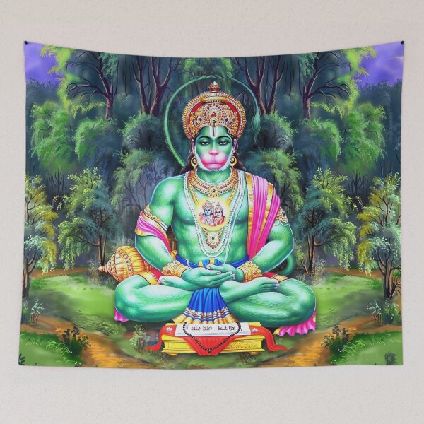Item preview, Lord Hanuman Meditating In Forest designed and sold by Onodera.