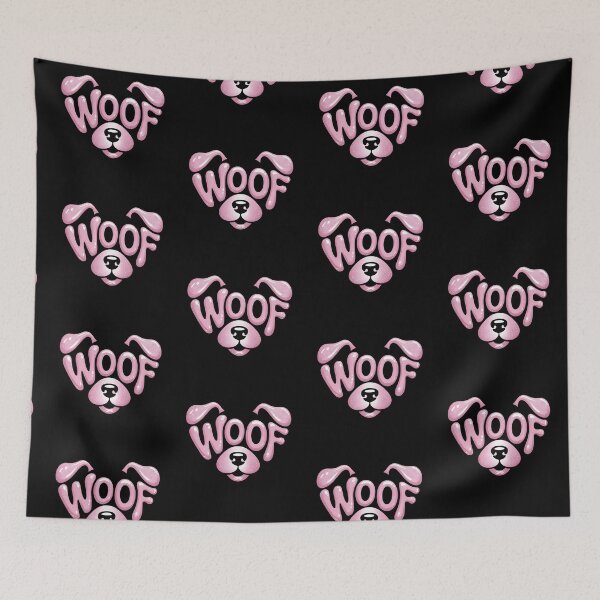 Item preview, Cute Pink Puppy WOOF Design – Adorable Dog Face Art designed and sold by lalasine.story.
