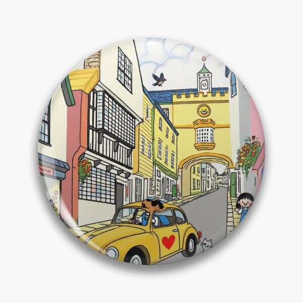 Item preview, Fore street Totnes5（watercolour + AI） designed and sold by artsmeow.