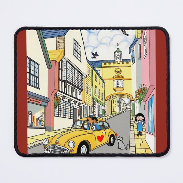 Item preview, Fore street Totnes5(watercolour + AI) designed and sold by artsmeow.