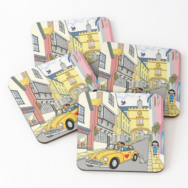 Item preview, Fore street Totnes5（watercolour + AI） designed and sold by artsmeow.