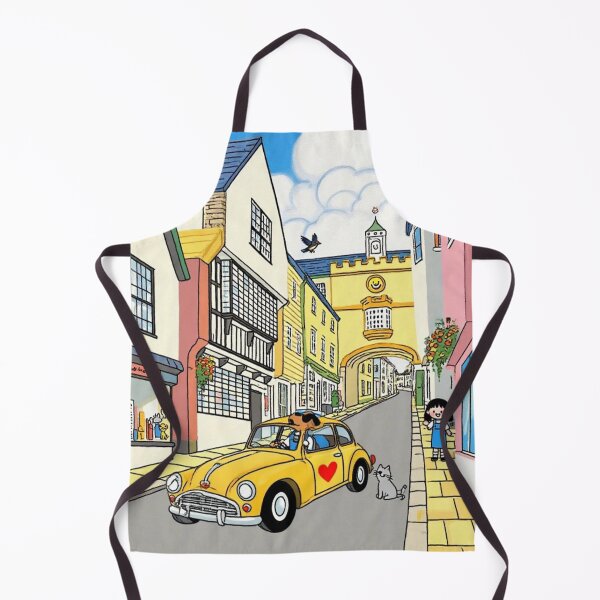 Item preview, Fore street Totnes5(watercolour + AI) designed and sold by artsmeow.