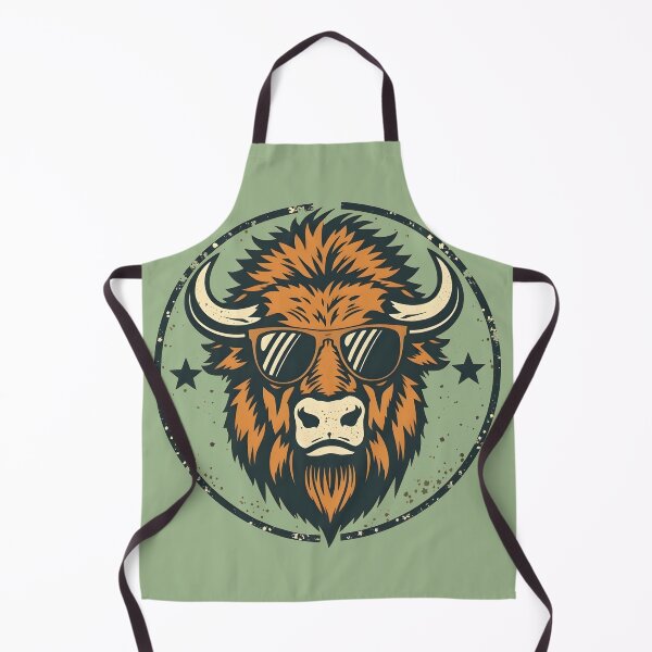 Item preview, Vintage Bison with Sunglasses Wild West  designed and sold by 95kinimoD.