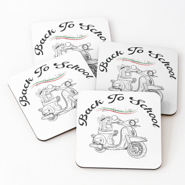 Item preview, Back To School La vita Dolce Love Italia Vintage Moto designed and sold by CHAKSTYLE.