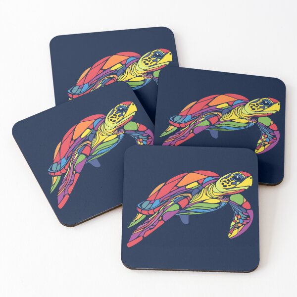 Item preview, Rainbow Sea Turtle – Underwater Paradise designed and sold by Place-Heritages.