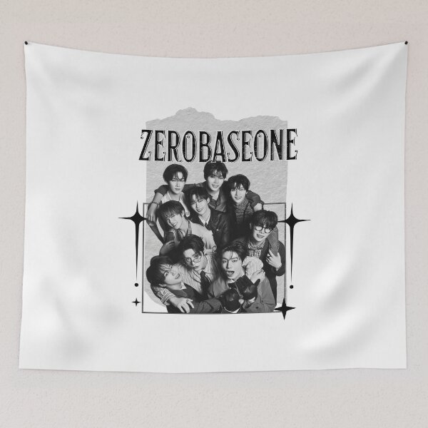 Item preview, ZB1 Fan Art: Zerobaseone K-Pop Female Group Scrapbook Collage Cozy Y2K Vintage Design designed and sold by HELL0WBELLO.