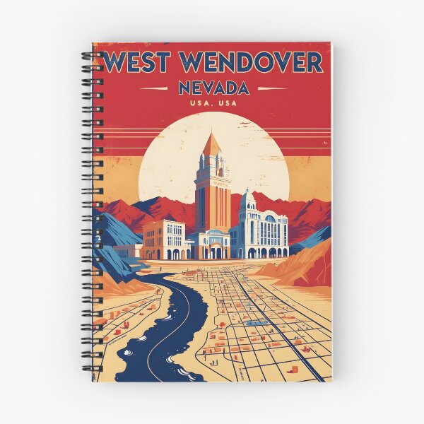 Item preview, West Wendover Nevada 1950s USA Vintage Travel Tourism designed and sold by TravelersGems.