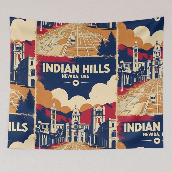 Item preview, Indian Hills Nevada 1950s USA Vintage Travel Tourism designed and sold by TravelersGems.