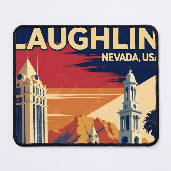 Item preview, Laughlin Nevada 1950s USA Vintage Travel Tourism designed and sold by TravelersGems.