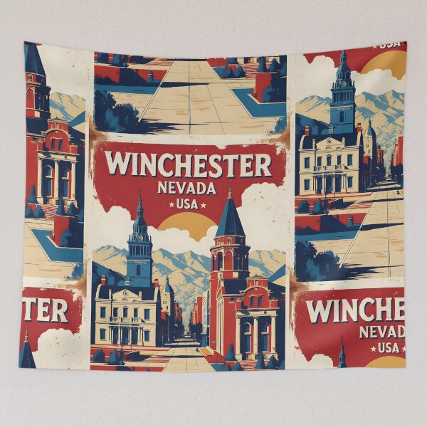 Item preview, Winchester Nevada 1950s USA Vintage Travel Tourism designed and sold by TravelersGems.