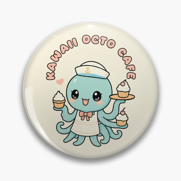 Item preview, Kawaii Octo Cafe designed and sold by GhoulishGraphX.