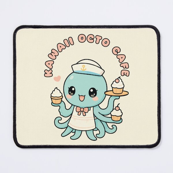 Item preview, Kawaii Octo Cafe designed and sold by GhoulishGraphX.