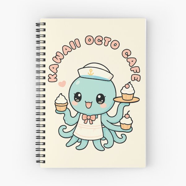 Item preview, Kawaii Octo Cafe designed and sold by GhoulishGraphX.