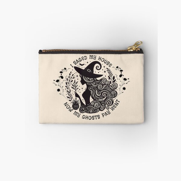 Item preview, I Saged My House, Now My Ghosts Pay Rent Floral Witch designed and sold by VisualAwakeningArt.