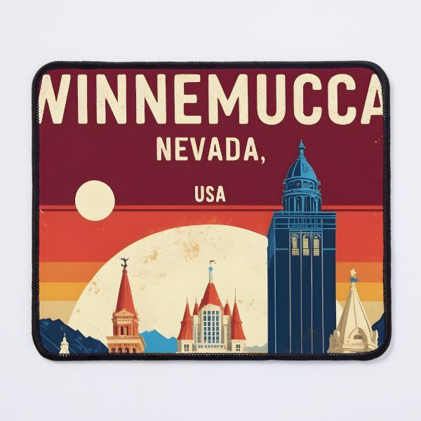 Item preview, Winnemucca Nevada 1950s USA Vintage Travel Tourism designed and sold by TravelersGems.