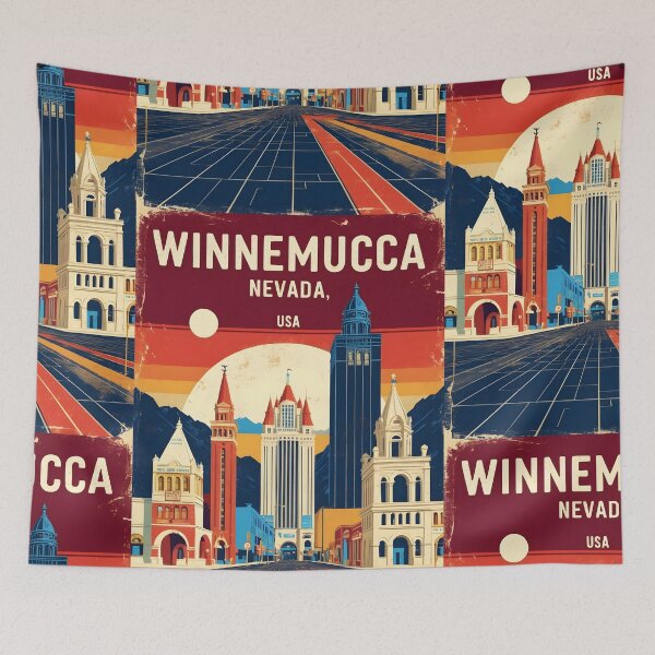 Item preview, Winnemucca Nevada 1950s USA Vintage Travel Tourism designed and sold by TravelersGems.