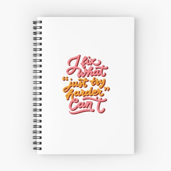 Item preview,  Occupational therapist I fix what "just try harder" can't Healthcare Rehab Lettering Letter designed and sold by LaughLine Design.