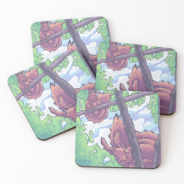 Item preview, Red Squirrels in the Trees designed and sold by SketchesWSara.
