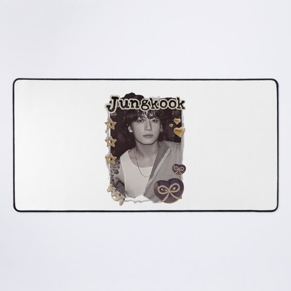 Item preview, BTS Jungkook K-pop Boy group Scrapbook Collage Cozy Y2K Vintage Design designed and sold by HELL0WBELLO.