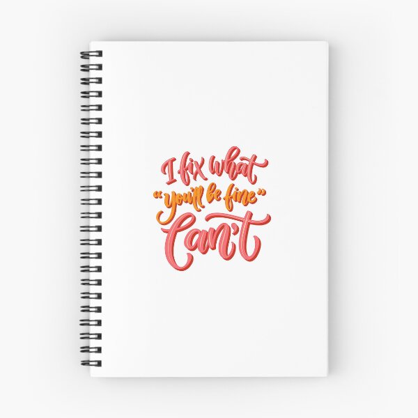 Item preview, Occupational therapist I fix what "you'll be fine" can't Healthcare Rehab Lettering Letter designed and sold by LaughLine Design.