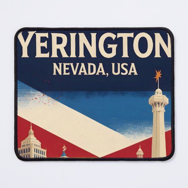 Item preview, Yerington Nevada 1950s USA Vintage Travel Tourism designed and sold by TravelersGems.