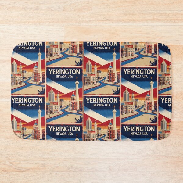 Item preview, Yerington Nevada 1950s USA Vintage Travel Tourism designed and sold by TravelersGems.