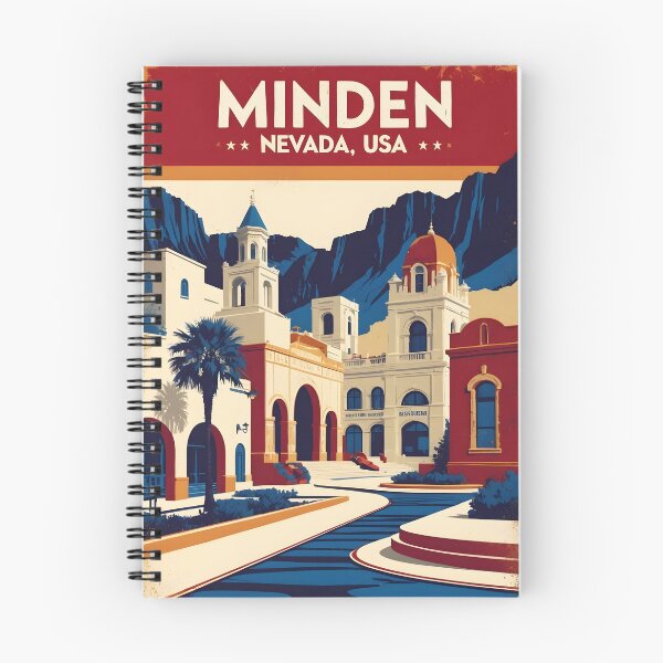 Item preview, Minden Nevada 1950s USA Vintage Travel Tourism designed and sold by TravelersGems.