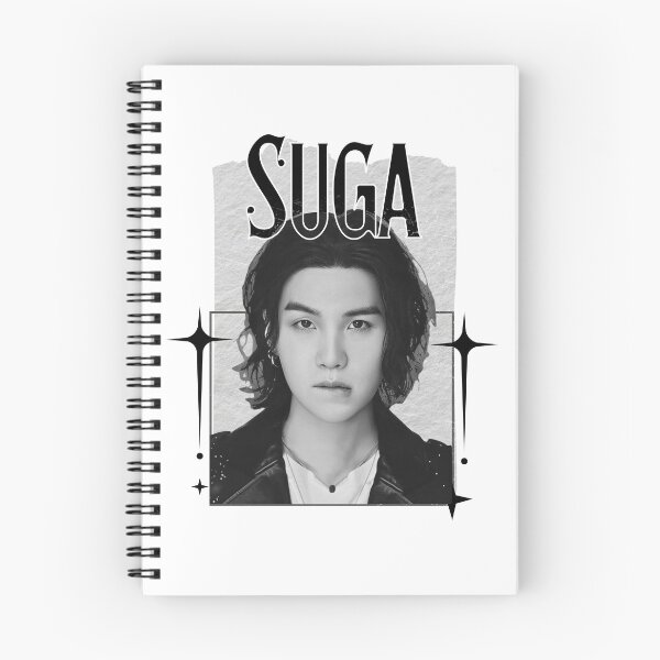 Item preview, BTS Suga Agust Kpop Boy Group Scrapbook Collage Cozy Y2K Vintage Design designed and sold by HELL0WBELLO.