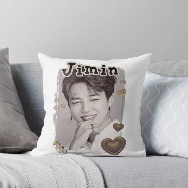 Item preview, BTS Jimin K-pop Boy group Scrapbook Collage Cozy Y2K Vintage Design designed and sold by HELL0WBELLO.