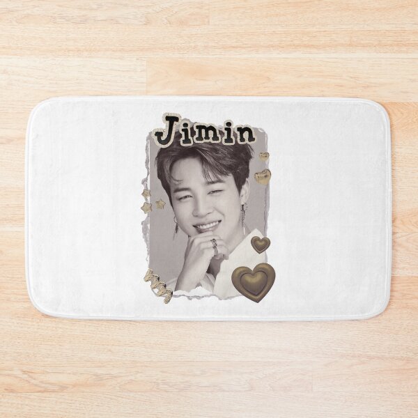 Item preview, BTS Jimin K-pop Boy group Scrapbook Collage Cozy Y2K Vintage Design designed and sold by HELL0WBELLO.