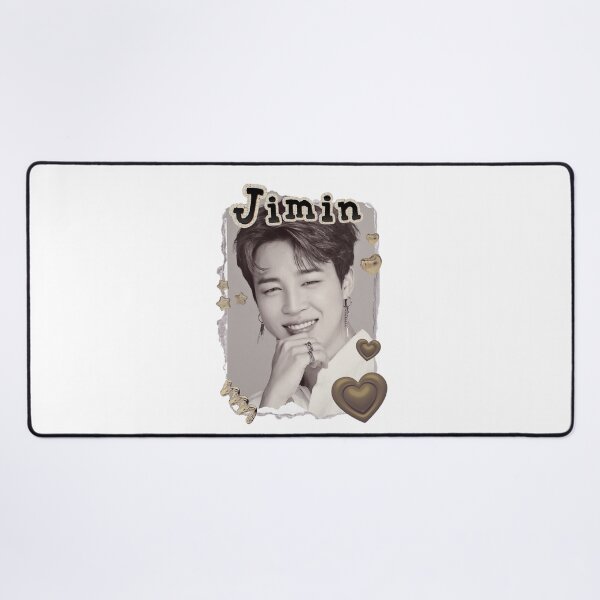 Item preview, BTS Jimin K-pop Boy group Scrapbook Collage Cozy Y2K Vintage Design designed and sold by HELL0WBELLO.