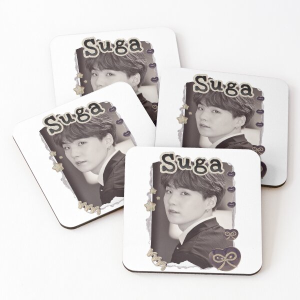 Artikelvorschau, BTS Suga Agust K-Pop Boygroup Scrapbook Collage Cozy Y2K Vintage Design entworfen und verkauft von HELL0WBELLO.