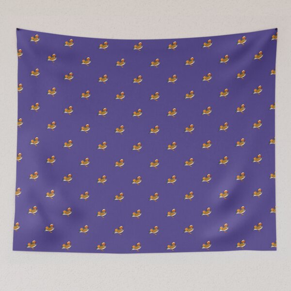 Item preview, Cute mandarin duck on purple designed and sold by SilverOutlining.