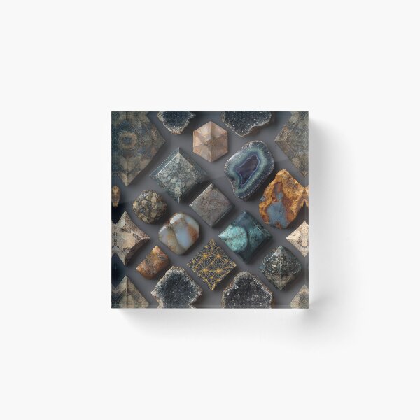 Item preview, gemstone polished mineral druzy geode collection designed and sold by EarthenEmbers.