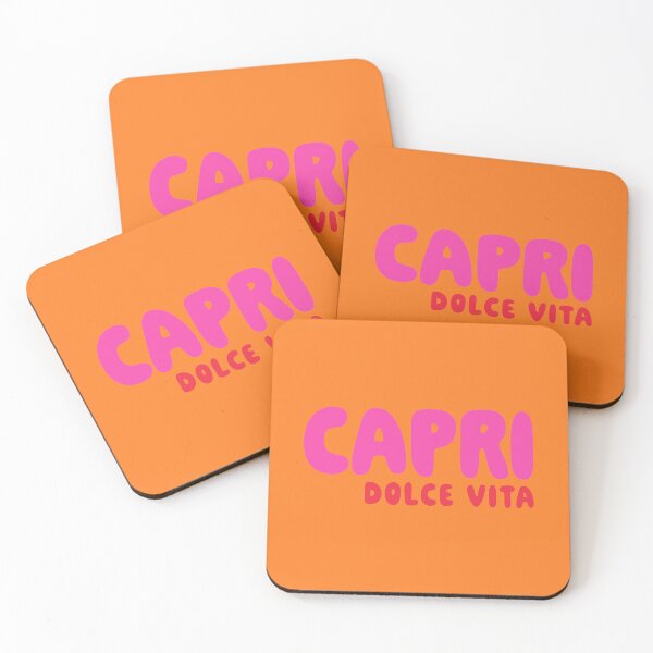 Item preview, Capri Dolce Vita Pink Red Orange designed and sold by lukassfr.