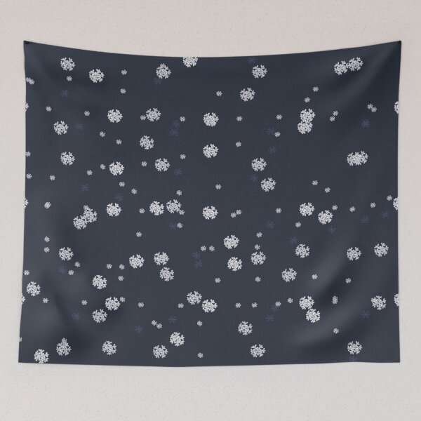 Item preview, Winter Snow Shower of Snowflakes Pattern designed and sold by ellenhenry.