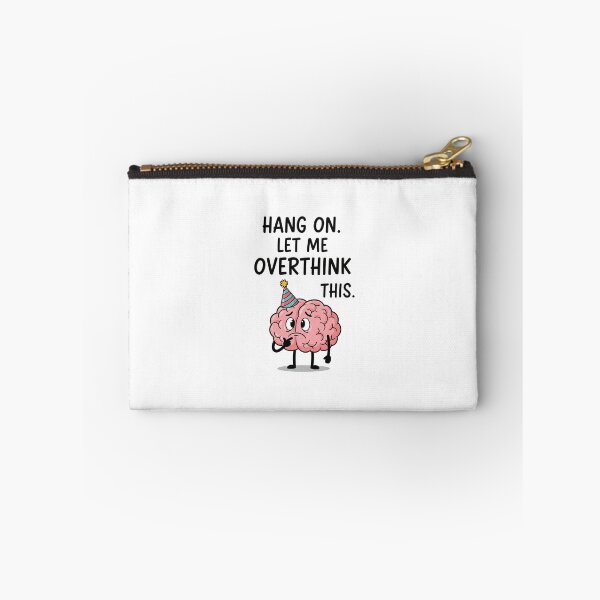 Item preview, Funny Overthinking Brain T-Shirt – Cute Cartoon Brain with Party Hat designed and sold by KiwanSARTS.